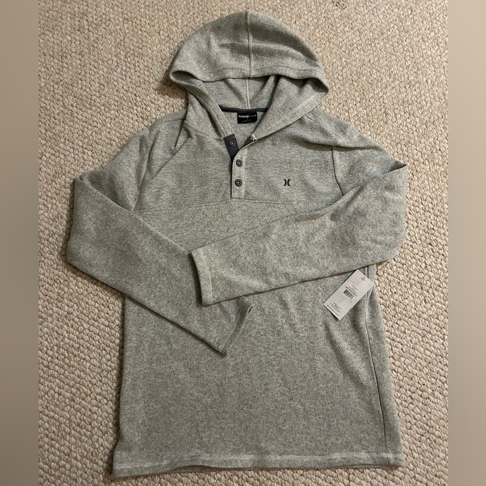 Men’s NWT Hurley Hooded Henley